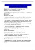 Acct 201a CSUF Hoffman Exam|36 Questions and Answers