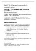 Summary Introduction to Management and Organising 24/25