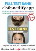 Test Bank for Developmental psychology, 5th Edition by Shaffer, Kip & Wood |9781071895191|All chapters are included | Graded A+ | LATEST UPDATES