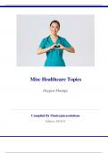 Misc Healthcare Topics-Oxygen Therapy