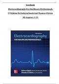 Test Bank for Electrocardiography For Healthcare Professionals 5th Edition By Kathryn Booth And Thomas O’brien All chapters 1-15