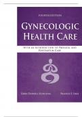 Test Bank For Gynecologic Health Care With an Introduction to Prenatal and Postpartum Care 4th Edition  All chapters covered Complete Guide With Rationales Latest Edition 2024-2025