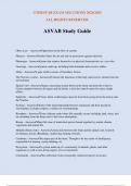 ASVAB Study Guide