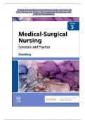 Test Bank for Dewits Medical Surgical Nursing Concepts and Practice 5TH Edition Stromberg / All Chapters 1-49. Complete Guide with Rationales -2025 LATEST EDITION  GRADED A+