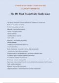 Bio 181 Final Exam Study Guide (nau)