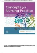 Test Bank for Concepts for Nursing Practice 3rd Edition By Jean Giddens| Complete Guide All Chapters Revised Edition Latest Update 2025