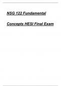 NSG 122 herzing university NSG 122 fundamental concepts hesi final exam questions with correct