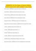 CHEMISTRY- 8.6 The Shape of Atomic Orbitals- STUDY GUIDE WITH 100% CORRECT SOLUTIONS