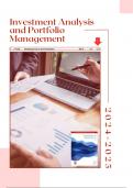 Samenvatting Investment Analysis and Portfolio Management (IAPM), (Koen Ingelbrecht, 2024) - 16/20!!!