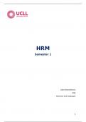 Samenvatting Human resource management in essentie (zesde editie) -  Human resources (HR)