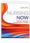 Test Bank for Nursing now today's issues tomorrows trends by Joseph Catalano | Complete Elaborated  Test Bank. ALL Chapters(1-20) included | LATEST