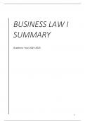 Business Law I 24-25 Business economics (everything you need to pass the exam)