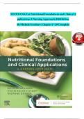 TEST BANK For Nutritional Foundations and Clinical Applications A Nursing Approach, 8th Edition  By Michele Grodner; Chapter 1 - 20 Complete