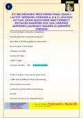 ATI RN MEDSURG PROCTORED FINAL EXAM 3  LATEST VERSIONS (VERSION A, B & C) 2024/2025  ACTUAL EXAM QUESTIONS AND CORRECT  DETAILED ANSWERS 2025-2026 (VERIFIED  ANSWERS) ||ALREADY GRADED A+||NEWEST  VERSION