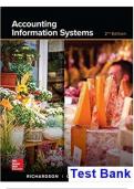 Accounting Information Systems 2nd Edition Richardson Test Bank (Chapter 1-16) COMPLETE TEST BANK.