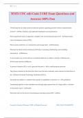 3D151 CDC edit Code 2 URE Exam Questions and Answers 100% Pass