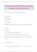 CDC 4NO71 (Z4N071 01 1510, Edit Code 03) Exam Questions and Answers 100% Pass