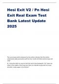 Hesi Exit V2 / Pn Hesi Exit Real Exam Test Bank Latest Update 2025 The nurse knows which statement by the mother indicates that the mother understands safety precautions with her four month-old infant and her 4year-old child? A) "I strap the infant