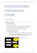 Interdisciplinaire Consumententheorie - Samenvatting, dia's vertaald, aanvullende uitleg. 