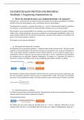 Opgeloste examenvragen Protein Engineering (prof. Steyaert)