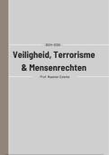 Samenvatting veiligheid, terrorisme en mensenrechten