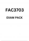 FAC3703 EXAM PACK 2025  {DETAILED QUESTIONS AND ANSWERS }