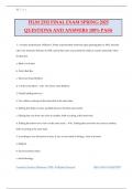 FILM 2332 FINAL EXAM SPRING 2025 QUESTIONS AND ANSWERS 100% PASS