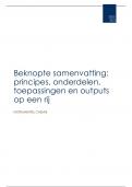 Beknopte samenvatting met principes, apparatuur, toepassingen en outputs Instrumentele chemie