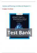 Test bank anatomy and physiology 1st edition by elizabeth co All chapters 2024.