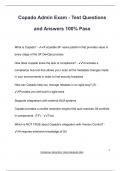 Copado Admin Exam - Test Questions and Answers 100% Pass