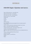 EXSC305 Chapter 2 Questions And Answers.