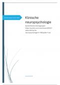 Samenvatting Klinische Neuropsychologie