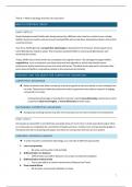 Samenvatting -  Strategic Management (17/20)