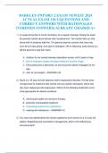 BARKLEY PNP DRT 2 EXAM NEWEST 2024 ACTUAL EXAM 120 UQUESTIONS AND CORRECT ANSWERS WITH RATIONALES (VERIFIED ANSWERS) ALREADY GRADED A+
