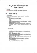 Samenvatting -  Algemene biologie en weefselleer 1- The cytoplasm