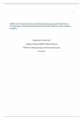 NRNP 6645 Comprehensive Psychiatric Evaluation and Patient Case Presentation, Documentation|Latest 2024-2025 Update with complete solution