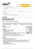 2024_AQA-GCSE Psychology – Paper 2:  Social Context and Behaviour  (Merged Question Paper and Marking Scheme) 