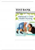 Test Bank for Maternal and Child Health Nursing 9th Edition