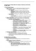 Study Notes for People in Business and Society (E_IBA1_PBS)