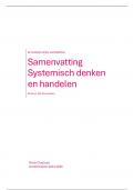 Systemisch denken en handelen -  Samenvatting - GOB2