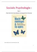 Samenvatting Sociale Psychologie deel 1