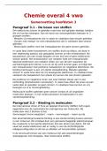 Chemie overal 4 vwo - samenvatting hoofdstuk 3