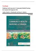 Test Bank Stanhope And Lancaster's Community Health Nursing In Canada All Chapters[1-18]    Author:Sandra A. Macdonald, And Sonya L. Jakubec 4th Edition