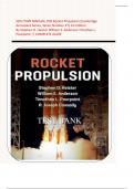 SOLUTION MANUAL FOR Rocket Propulsion (Cambridge Aerospace Series, Series Number 47) 1st Edition By Stephen D. Heister William E. Anderson Timothée L. Pourpoint || COMPLETE GUIDE