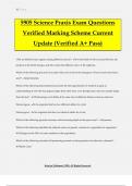 5905 Science Praxis Exam Questions Verified Marking Scheme Current Update (Verified A+ Pass)