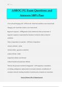 ASBOG FG Exam Questions and Answers 100% Pass