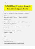 WPC 300 Exam Questions Complete Answers New Update (A+ Pass)