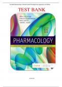 TEST BANK-Pharmacology: A Patient-Centered Nursing Process Approach 11th Edition// LATEST 2024