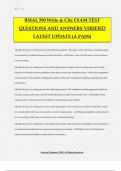 BMAL 590 Write & Cite EXAM TEST QUESTIONS AND ANSWERS VERIFIED LATEST UPDATE (A PASS)