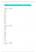 NIHSS Group A Version 5| Patients 1-6: Test Answers